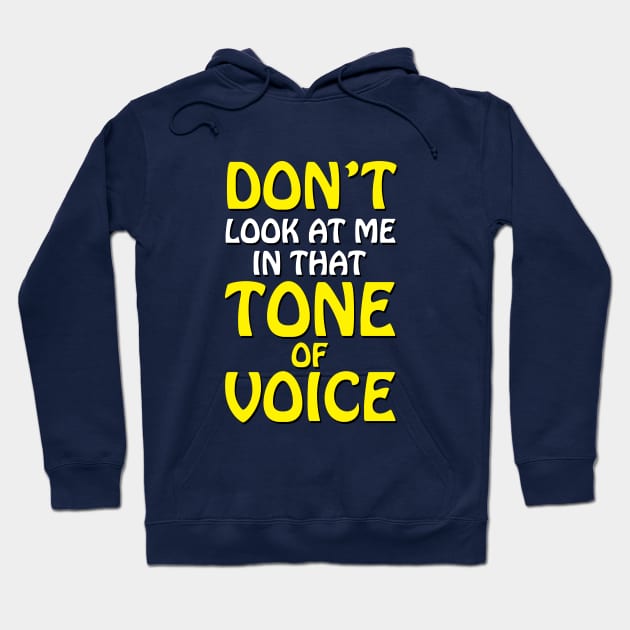 Tone of Voice Hoodie by GloopTrekker